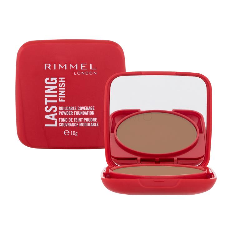 Rimmel London Lasting Finish Powder Foundation Fondotinta donna 10 g Tonalità 011 Caramel