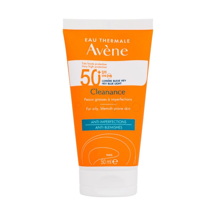 Avene Cleanance Anti-Blemishes SPF50+ Protezione solare viso donna 50 ml