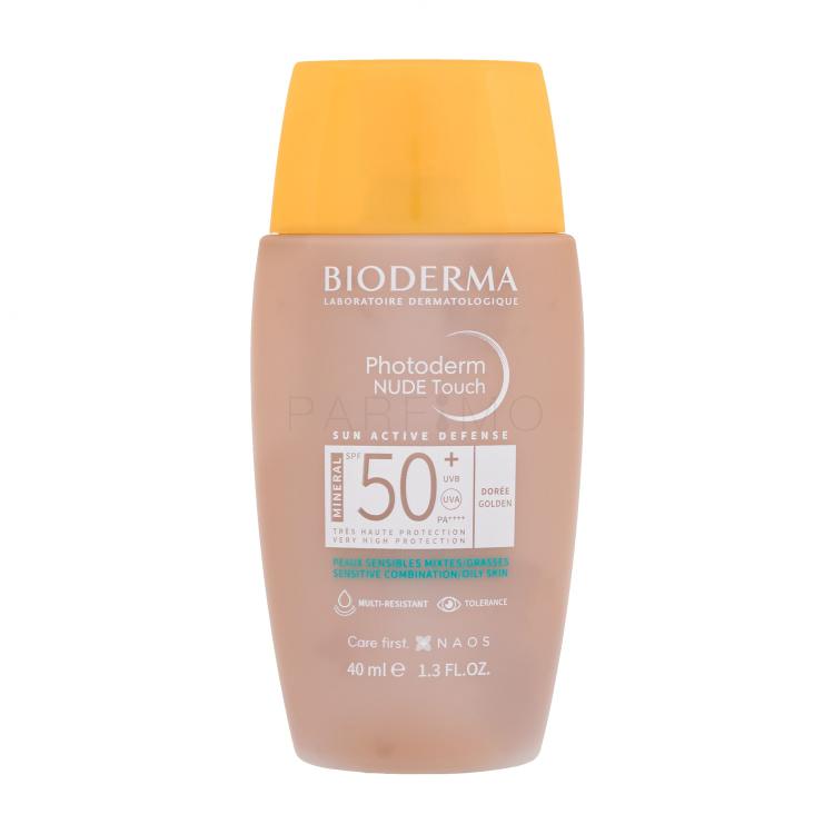 BIODERMA Photoderm Nude Touch Mineral SPF50+ Protezione solare viso 40 ml Tonalità Golden