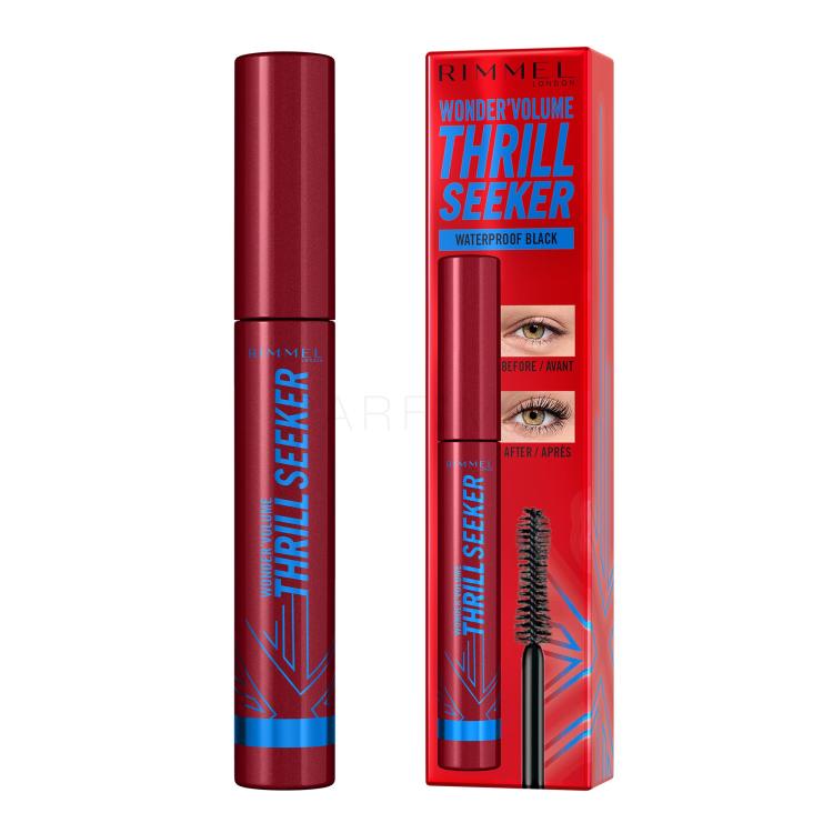 Rimmel London Thrill Seeker Mascara donna 8 ml Tonalità Waterproof Black