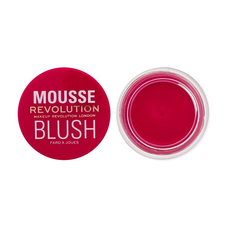 Makeup Revolution London Mousse Blush Blush donna 6 g Tonalità Juicy Fuchsia Pink