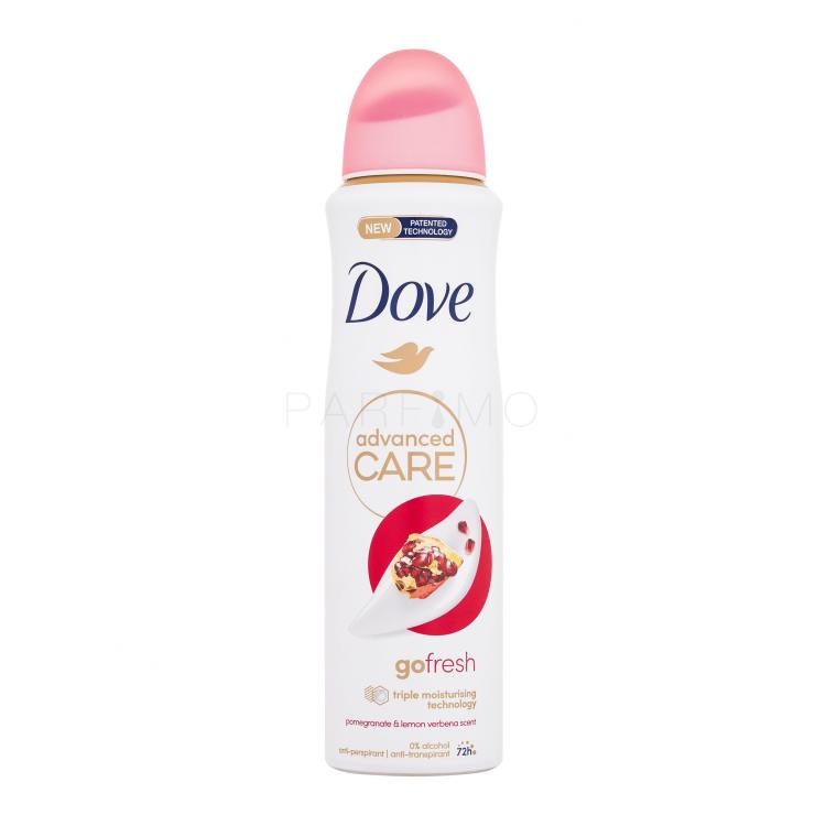 Dove Advanced Care Go Fresh Pomegranate &amp; Lemon Verbena 72h Antitraspirante donna 150 ml