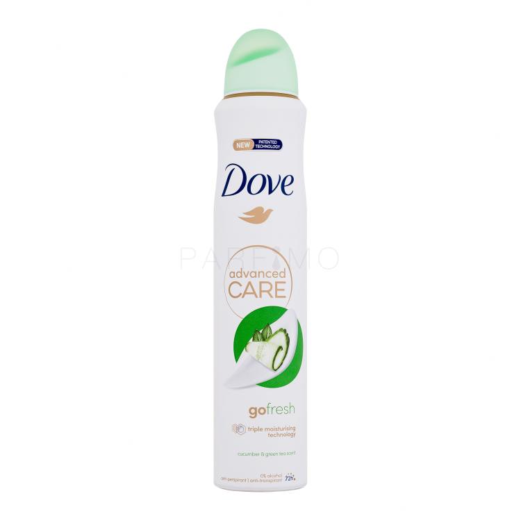 Dove Advanced Care Go Fresh Cucumber &amp; Green Tea 72h Antitraspirante donna 200 ml