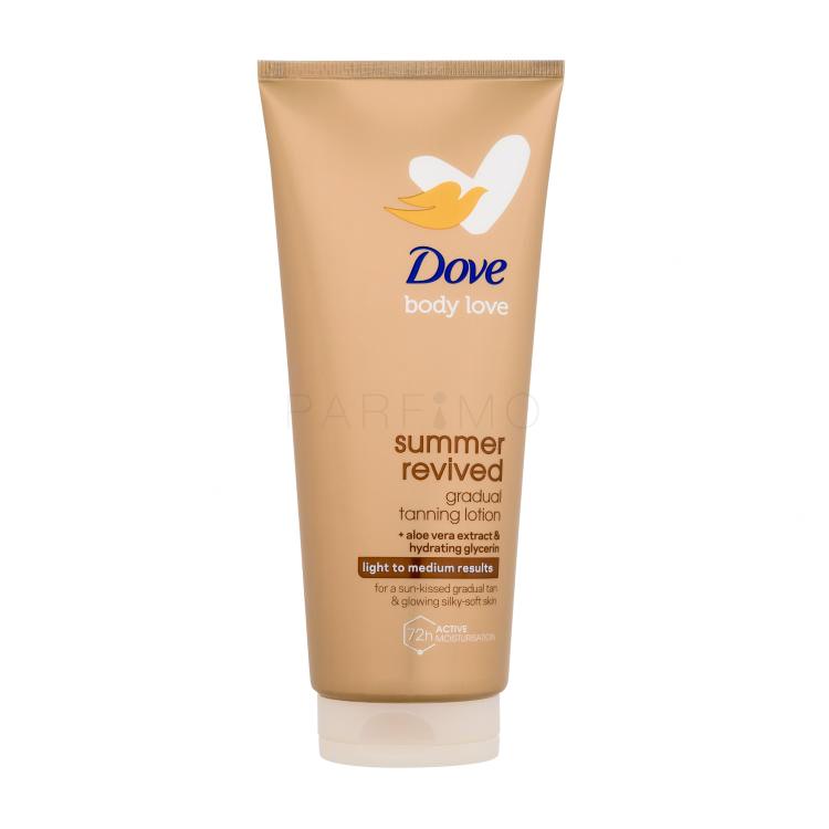 Dove Body Love Summer Revived Gradual Tanning Lotion Prodotti autoabbronzanti donna 200 ml Tonalità Light to Medium