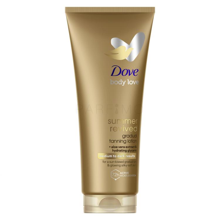 Dove Body Love Summer Revived Gradual Tanning Lotion Prodotti autoabbronzanti donna 200 ml Tonalità Medium to Dark