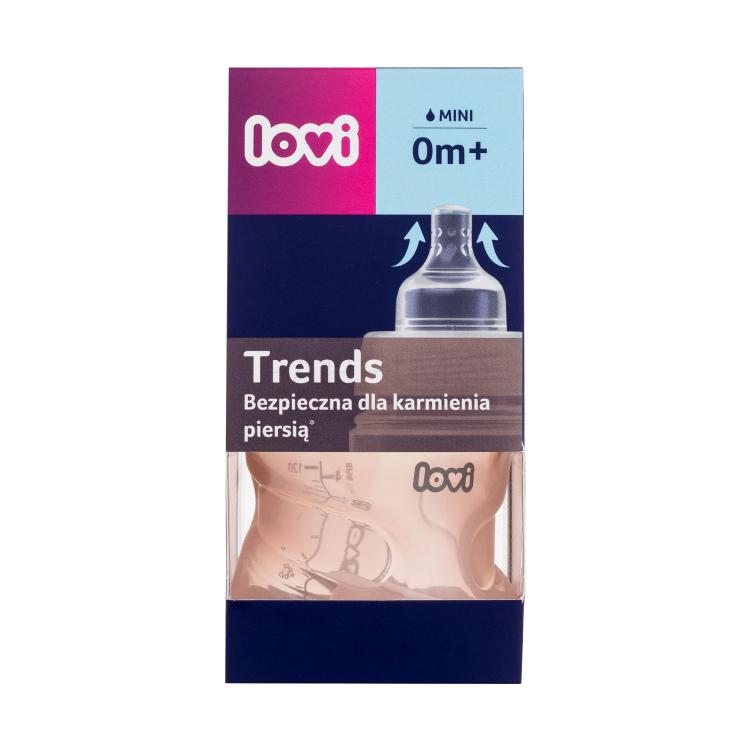 LOVI Trends Bottle 0m+ Pink Biberon bambino 120 ml