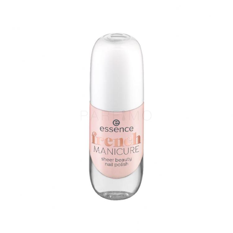 Essence French Manicure Sheer Beauty Nail Polish Smalto per le unghie donna 8 ml Tonalità 01 Peach Please!