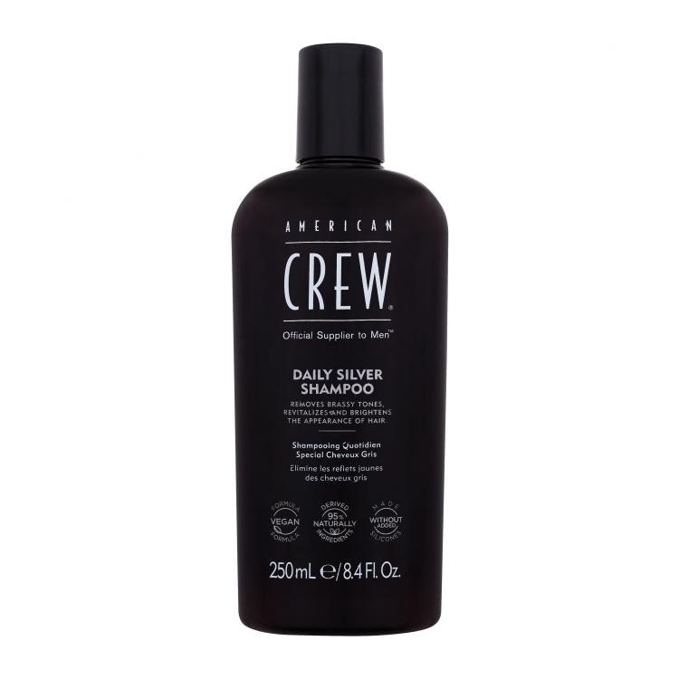 American Crew Daily Silver Shampoo uomo 250 ml