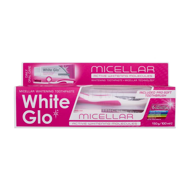 White Glo Micellar Dentifricio Set