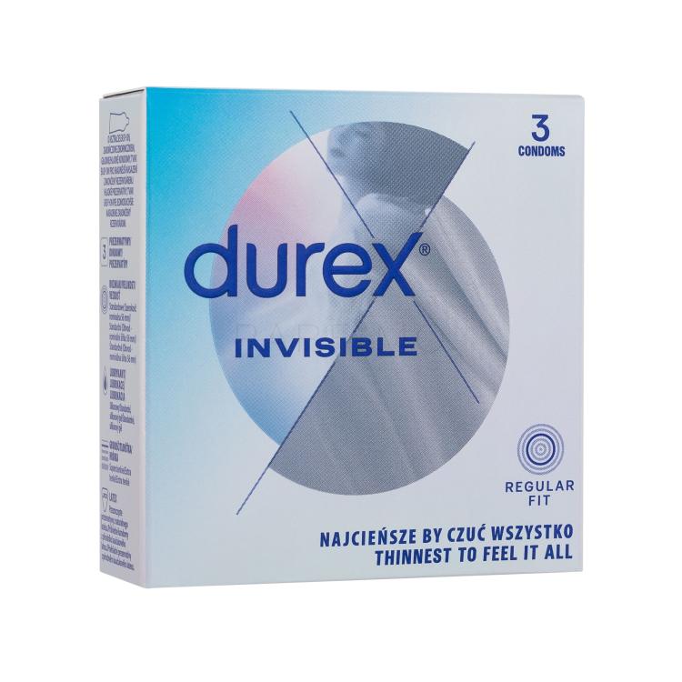 Durex Invisible Preservativi uomo Set