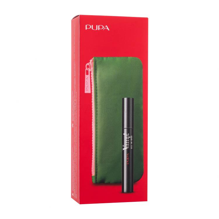 Pupa Vamp! All In One Pacco regalo mascara Vamp! All In One 9 ml + borsa per cosmetici piccola