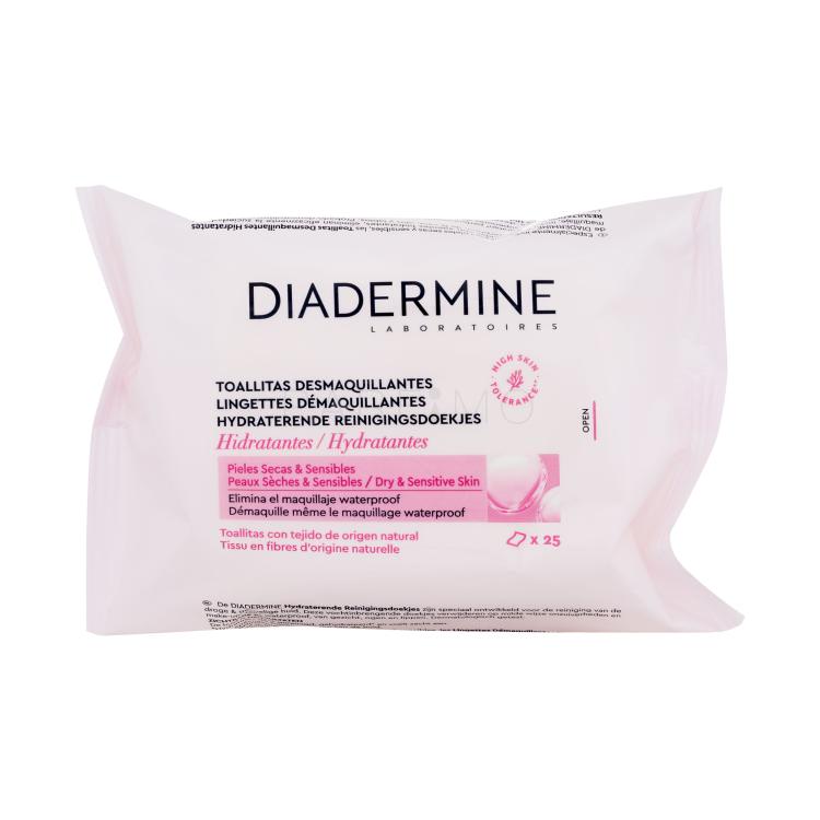 Diadermine Hydrating Cleansing Wipes Salviettine detergenti donna 25 pz