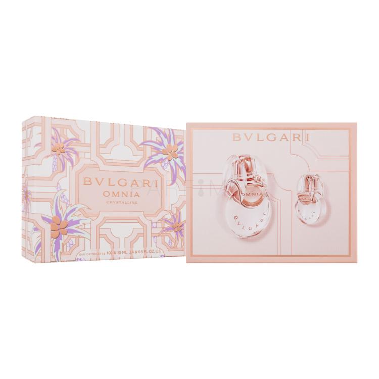 Bvlgari Omnia Crystalline Pacco regalo eau de toilette 100 ml + eau de toilette 15 ml