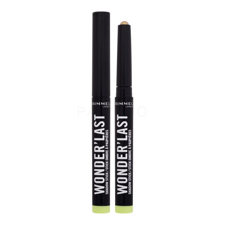 Rimmel London Wonder&#039;Last Shadow Stick Ombretto donna 1,64 g Tonalità 008 Galactic Green