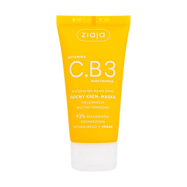 Ziaja Vitamin C.B3 Niacinamide Night Cream-Mask Crema notte per il viso donna 50 ml