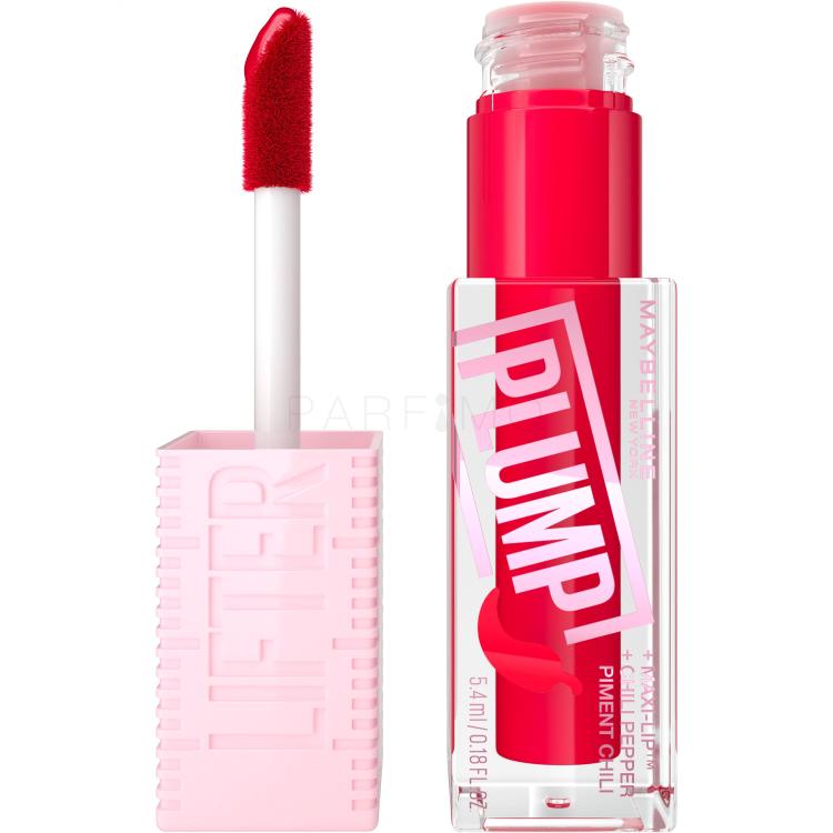 Maybelline Lifter Plump Lucidalabbra donna 5,4 ml Tonalità 004 Red Flag