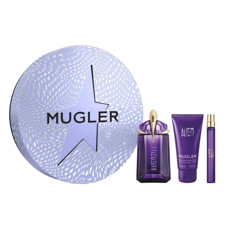 Mugler Alien Pacco regalo eau de parfum 60 ml + crema corpo 50 ml + eau de parfum 10 ml