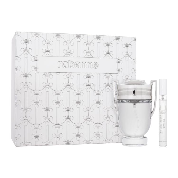 Paco Rabanne Invictus SET1 Pacco regalo eau de toilette 100 ml + eau de toilette 10 ml + barattolo di latta