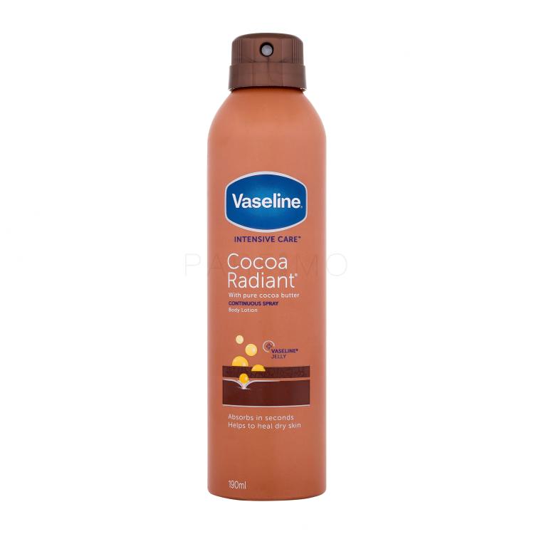 Vaseline Intensive Care Cocoa Radiant Body Lotion Spray Latte corpo 190 ml