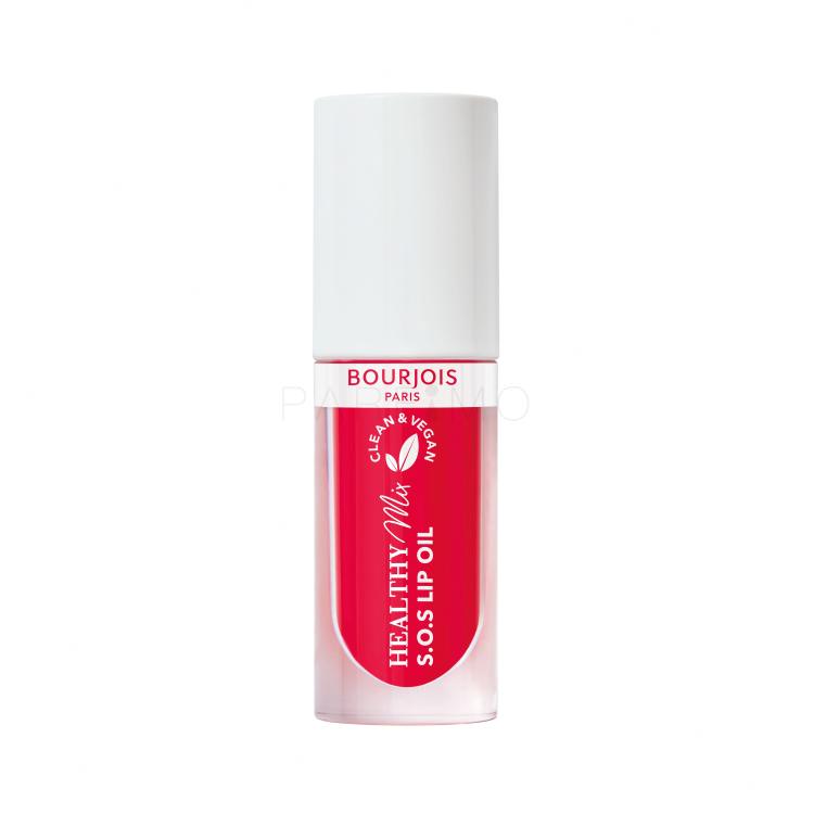 BOURJOIS Paris Healthy Mix Clean &amp; Vegan S.O.S Lip Oil Olio labbra donna 4,5 ml Tonalità 3 Straw&#039;Bisous