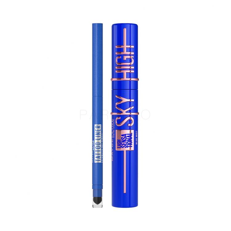 Set Mascara Maybelline Lash Sensational Sky High + Matita occhi Maybelline Tattoo Liner Automatic Gel Pencil