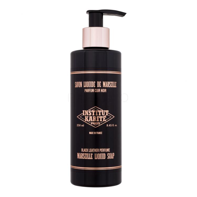 Institut Karité Marseille Liquid Soap Black Leather Sapone liquido donna 250 ml