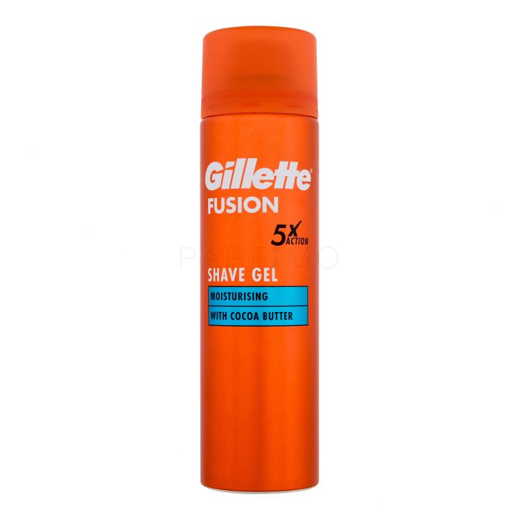 Gillette Fusion Moisturising Shave Gel Gel da barba uomo 200 ml