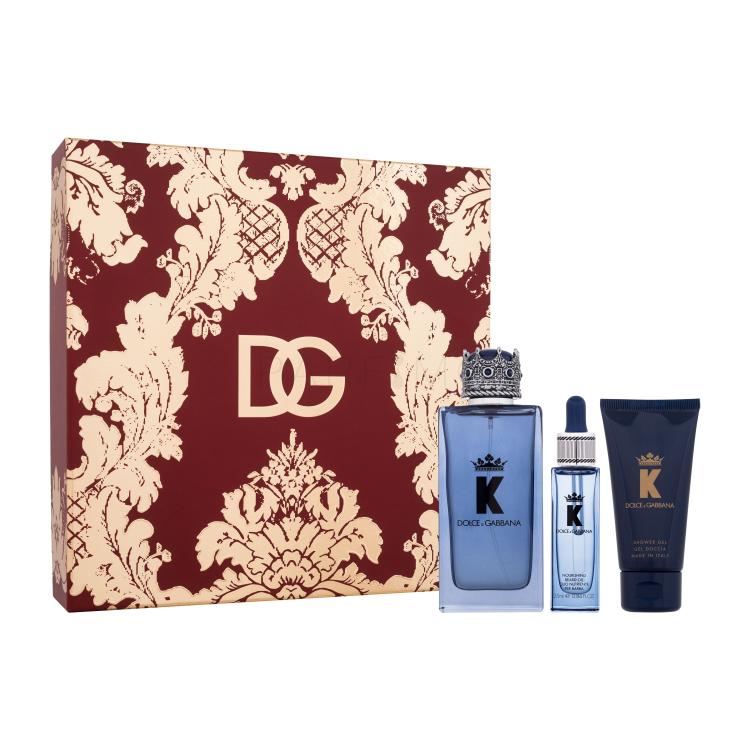 Dolce&amp;Gabbana K Pacco regalo eau de parfum 100 ml + gel doccia 50 ml + olio per la barba 25 ml