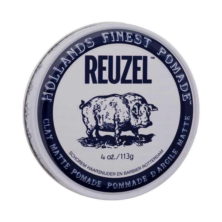 Reuzel Hollands Finest Pomade Clay Matte Pomade Styling capelli uomo 113 g