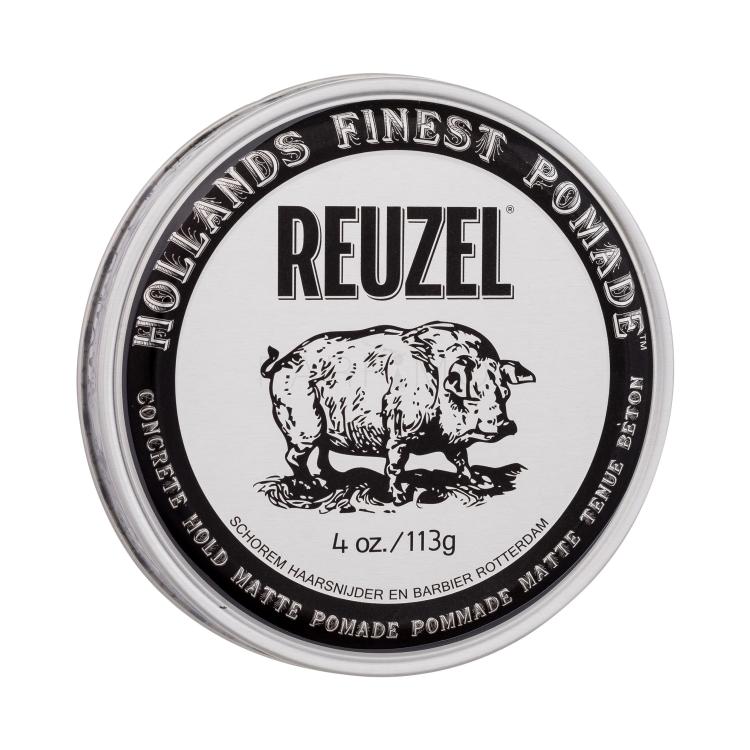 Reuzel Hollands Finest Pomade Concrete Hold Matte Crema per capelli uomo 113 g