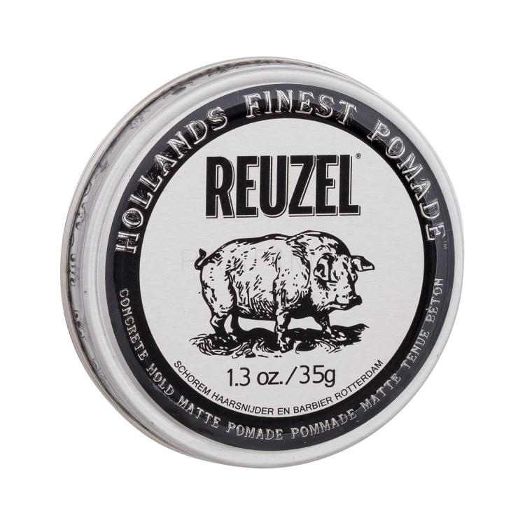 Reuzel Hollands Finest Pomade Concrete Hold Matte Crema per capelli uomo 35 g