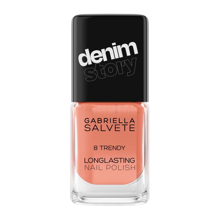 Gabriella Salvete Denim Story Longlasting Nail Polish Smalto per le unghie donna 11 ml Tonalità 08 Trendy