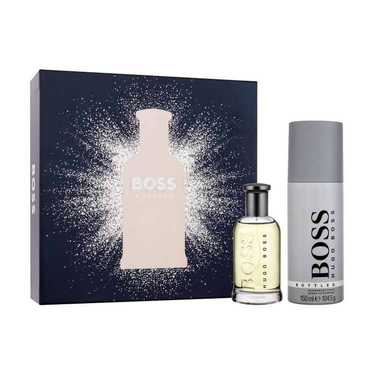 HUGO BOSS Boss Bottled SET4 Pacco regalo eau de toilette 50 ml + deodorante 150 ml