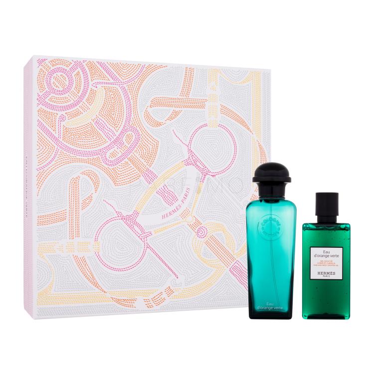 Hermes Eau d´Orange Verte Pacco regalo acqua di colonia 100 ml + gel doccia 80 ml