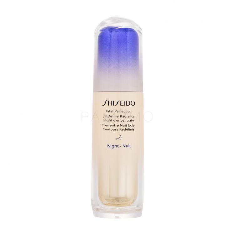 Shiseido Vital Perfection LiftDefine Radiance Night Concentrate Siero per il viso donna 40 ml