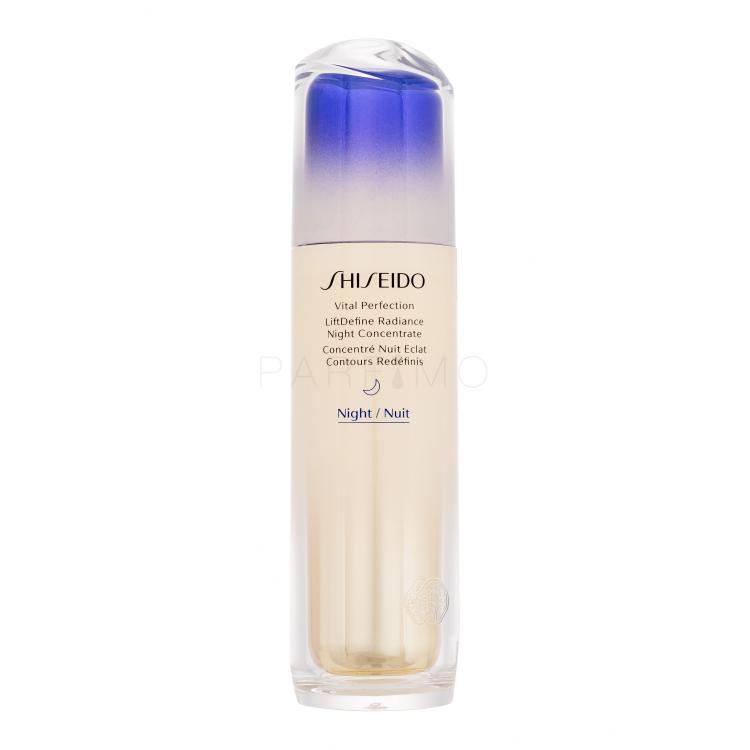 Shiseido Vital Perfection LiftDefine Radiance Night Concentrate Siero per il viso donna 80 ml