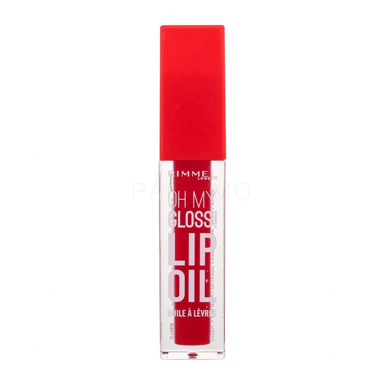 Rimmel London Oh My Gloss! Lip Oil Olio labbra donna 4,5 ml Tonalità 004 Vivid Red