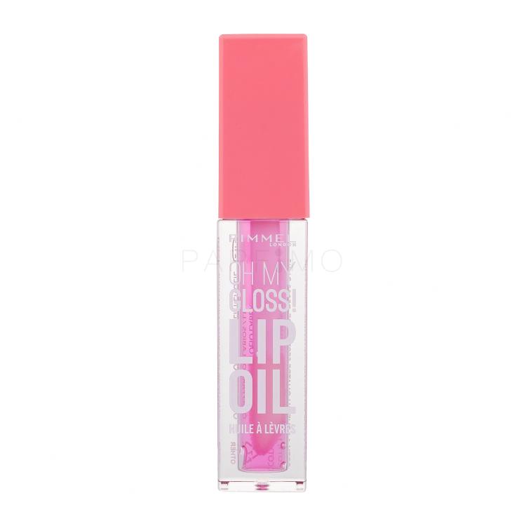 Rimmel London Oh My Gloss! Lip Oil Olio labbra donna 4,5 ml Tonalità 001 Pink Flush