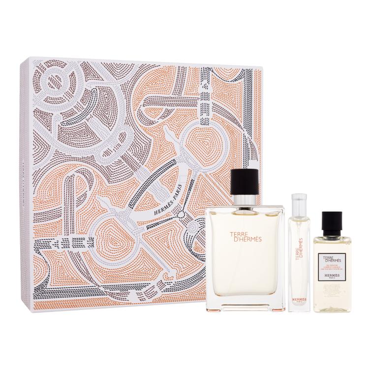 Hermes Terre d´Hermès Pacco regalo eau de toilette 100 ml + eau de toilette 15 ml + gel doccia 40 ml