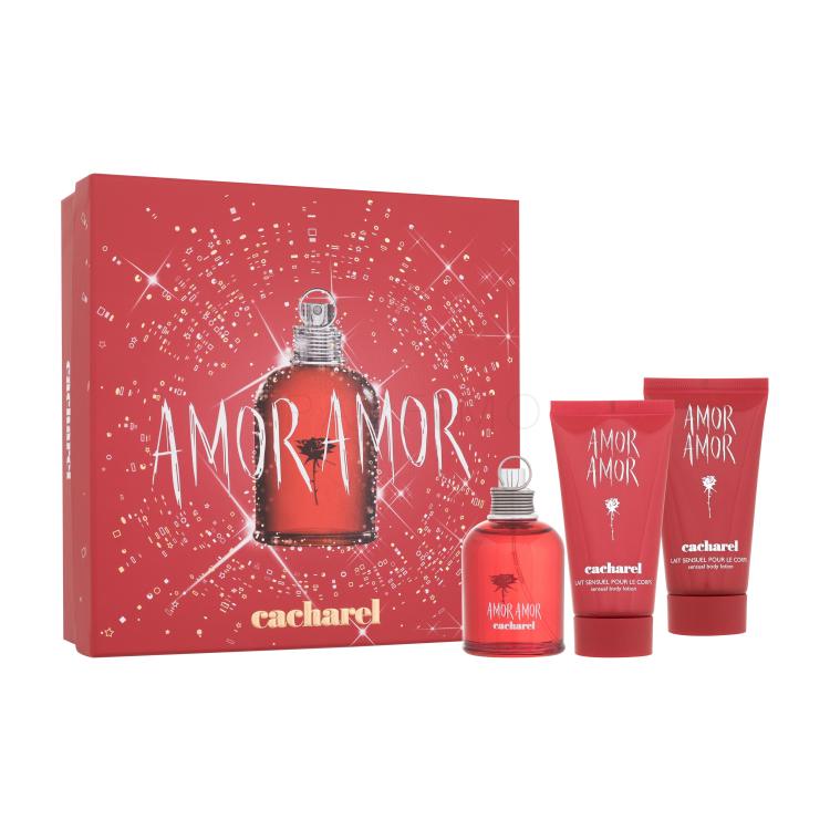 Cacharel Amor Amor SET2 Pacco regalo eau de toilette 50 ml + lozione per il corpo 2 x 50 ml