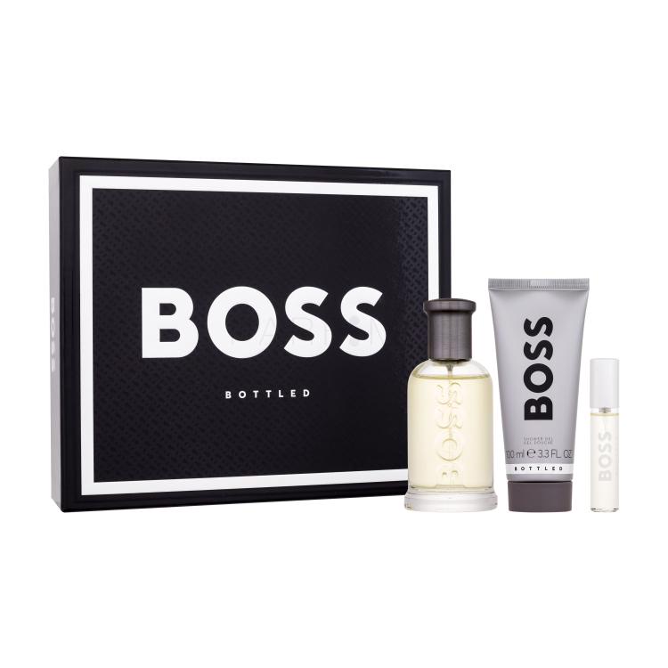 HUGO BOSS Boss Bottled SET1 Pacco regalo eau de toilette 100 ml + gel doccia 100 ml + eau de toilette 10 ml