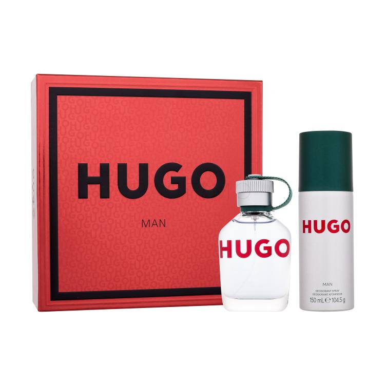 HUGO BOSS Hugo Man SET4 Pacco regalo eau de toilette 75 ml + deodorante 150 ml