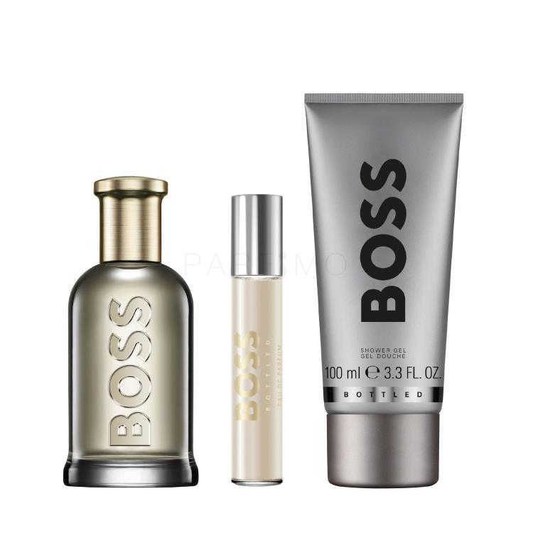 HUGO BOSS Boss Bottled Pacco regalo eau de parfum 100 ml + eau de parfum 10 ml + gel doccia 100 ml