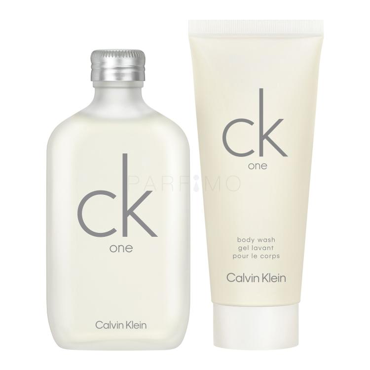 Calvin Klein CK One SET1 Pacco regalo eau de toilette 100 ml + gel doccia 100 ml