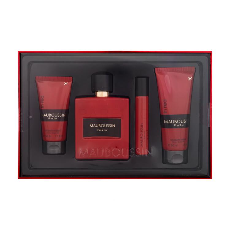 Mauboussin Pour Lui In Red Pacco regalo eau de parfum 100 ml + gel doccia 90 ml + eau de parfum 20 ml + gel doccia 50 ml