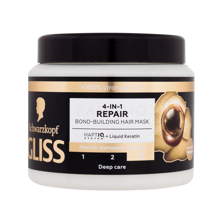 Schwarzkopf Gliss Repair 4-in-1 Hair Mask Maschera per capelli donna 400 ml