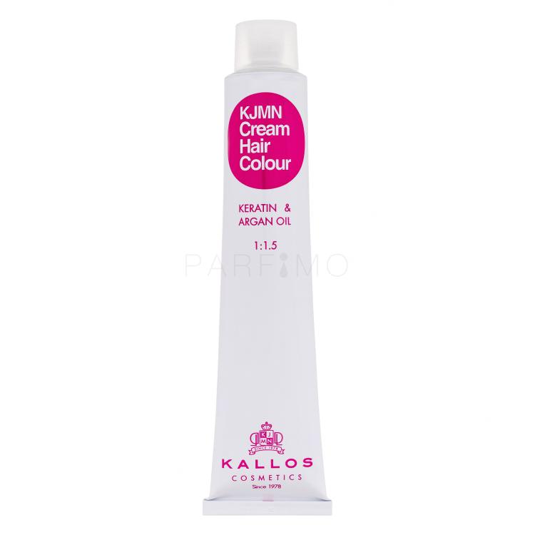 Kallos Cosmetics KJMN Cream Hair Colour Keratin &amp; Argan Oil Tinta capelli donna 100 ml Tonalità 8.4 Light Copper Blond