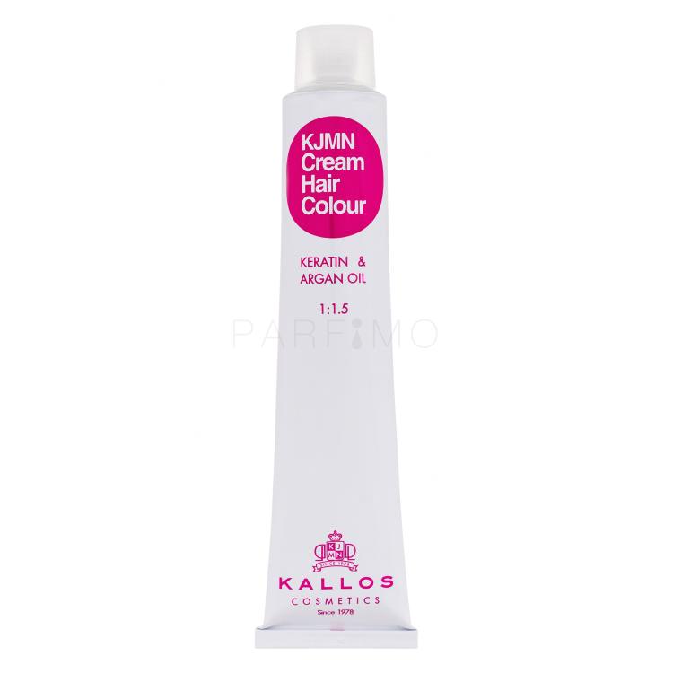 Kallos Cosmetics KJMN Cream Hair Colour Keratin &amp; Argan Oil Tinta capelli donna 100 ml Tonalità 1.10 Blue Black