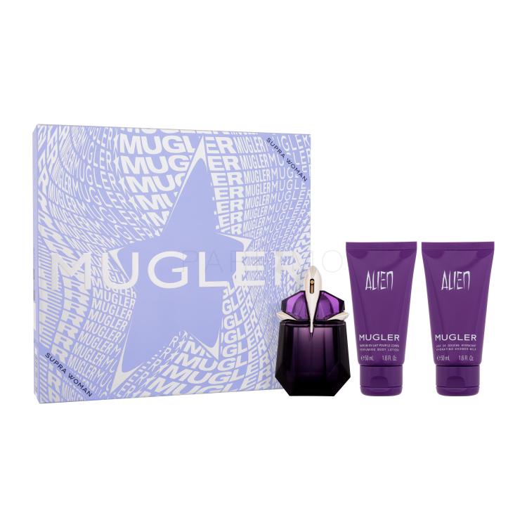 Mugler Alien SET2 Pacco regalo eau de parfum 30 ml + latte doccia 50 ml + crema corpo 50 ml