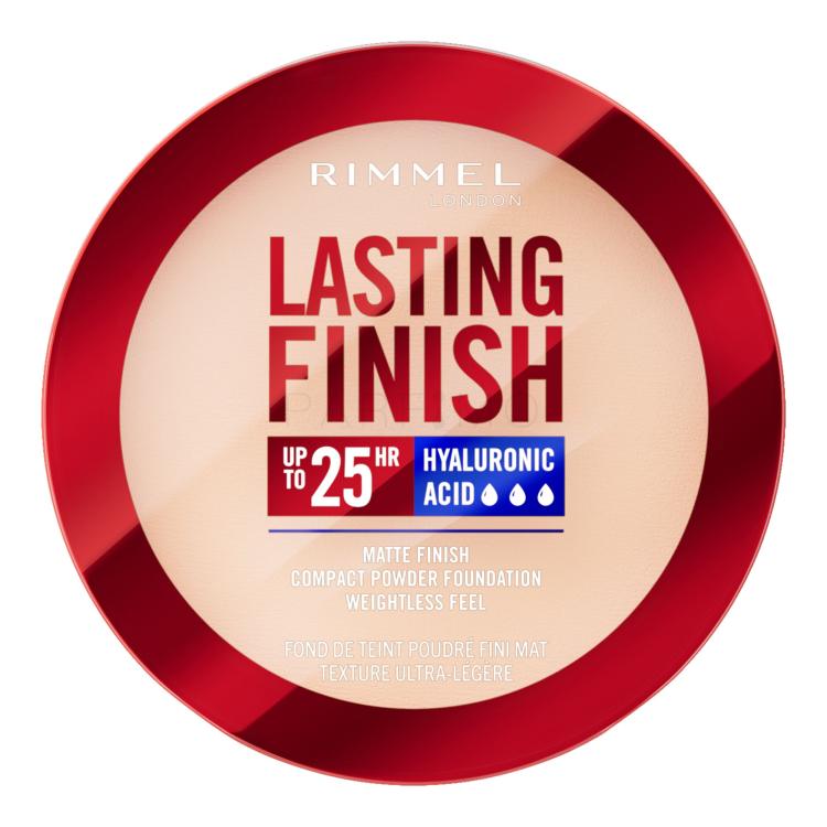 Rimmel London Lasting Finish 25H Compact Powder Foundation SPF20 Fondotinta donna 7 g Tonalità 001 Fair Porcelain